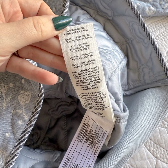 Anthropologie - Avec Les Filles - Floral Stripe Quilted Jacket - Picture 8 of 15